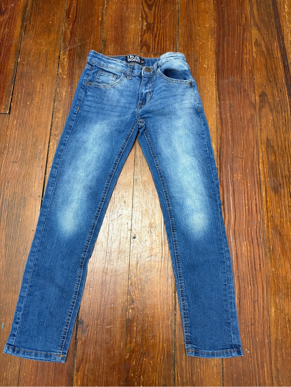 Indigo Men’s Washed Blue Skinny Jeans